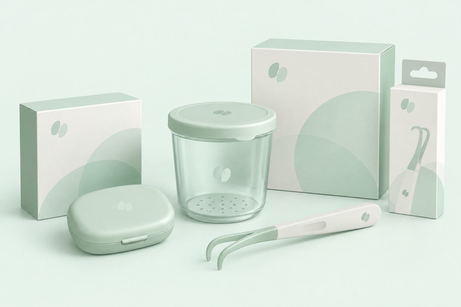 Orthodontic products with coordinated branding and packaging